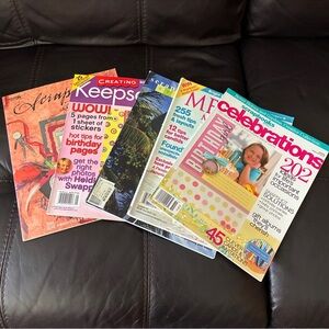 📚✂️Scrapbooking Magazine Bundle